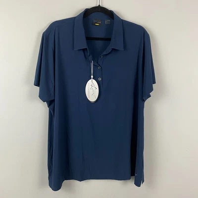 Camisa Polo Greg Norman Mujer XXXL Azul Ligera Golf Elastizada Jugar Seca Foto 1 de 4