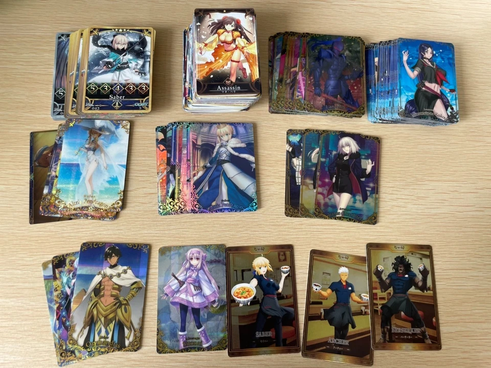 Fate Grand Order card wafer lot bulk cards FGO RARE SSR CR SP SR R arcade  promo - Image 1 of 4
