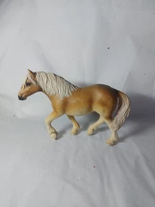 Schleich Haflinger Mare Horse Figurine Palomino Blonde Mane Retired 2005 - Picture 1 of 5