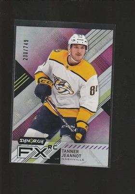 Tanner Jeannot 2021-22 Upper Deck Synergy FX Rookie /749 - Image 1 of 2