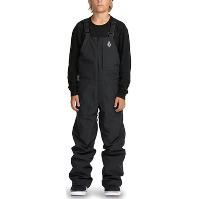 Brand New 2026 Volcom Kids Barkley Insulated Bib Overall Black - Image 1 of 4