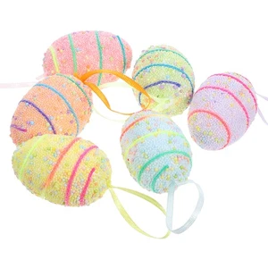 6 Pcs Easter Egg Decorations Eggs for Decorating Decorative Creative Filler - Picture 1 of 12