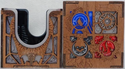 MTG Commander Deck Box YORE-TILLER  BLUE/WHITE/BLACK/RED Magic the Gathering - Image 1 of 4