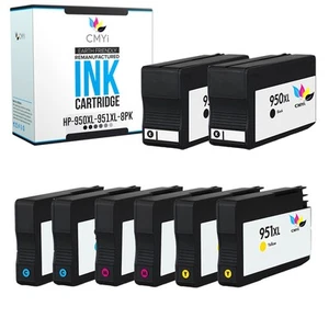8PK CMYi kompatybilny 950XL 951XL Combo Pack Atrament do HP OfficeJet 8616 8620 8625 - Zdjęcie 1 z 7
