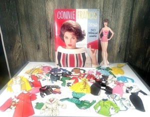 CONNIE FRANCIS Paper Dolls Celebrity 1963 Ephemera Vintage - Bild 1 von 13