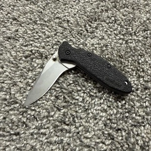 KERSHAW SCALLION 1620 Black/Stonewash Speedsafe USA 420HC - Picture 1 of 6