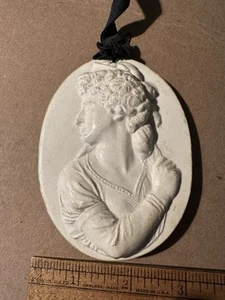 Antique Wedgwood Medallion Cameo Type Wall Plaque Sarah Siddons British Actress - Imagen 1 de 10
