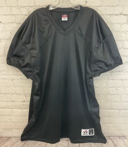 Alleson Athletic Youth 100% Polyester Mesh Football Jersey Black XXL 4XL - Picture 1 of 14