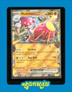 Juego de cartas coleccionables Pokémon: Medicham EX ~ #080/142 ~ *SV07: Stellar Crown* -NM/MT - Imagen 1 de 2