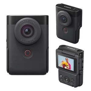 Canon PowerShot V10 Vlogging-Kompaktkamera mit WLAN und Touchscreen Schwarz - Picture 1 of 17
