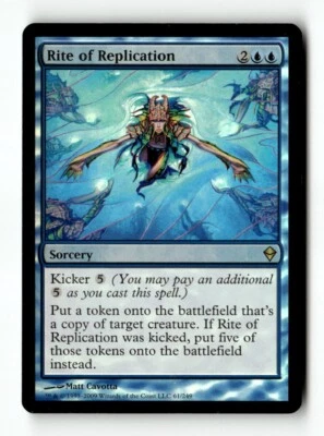 MTG | Rite of Replication | Zendikar | Foil | Moderately Played | English - Image 1 of 3
