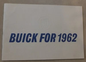 BUICK FOR 1962 1962 BUICK SPECIAL ELECTRA 225 INVICTA & LeSABRE SALES BROCHURE - Picture 1 of 6