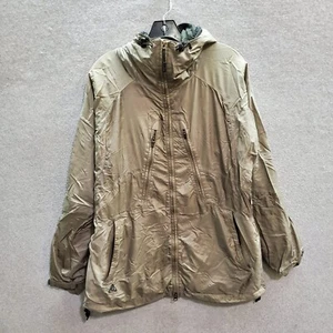 Burton Men Jacket Medium Brown Snowboards Access Hooded Full Zip Long Sleeve - Picture 1 of 9