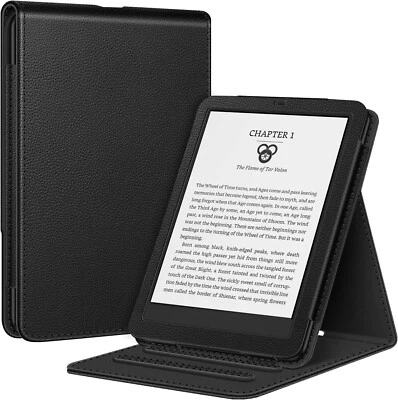 Case for 7" Kindle Paperwhite (12th Gen 2024) Vertical Multi-Viewing Stand Cover - Image 1 of 4