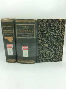 NUOVO DIZIONARIO MODERNO by F.M. Gualtieri - 1945 - 2 vol - English - Italian - Imagen 1 de 6