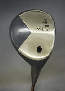 Vintage Japanese PRGR u-240i 4 Hybrid Regular Flex Graphite Shaft PRGR Grip - Picture 1 of 5