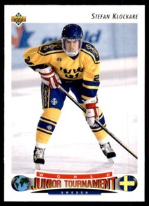 Stefan Klockare 1992-93 Upper Deck #224 Sweden