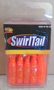 Apex Quality Fishing Tackle SwirlTail Pink 3" 10 pc. - Picture 1 of 2