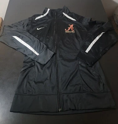 Suéter grande Nike NCAA para mujer Alabama carmesí marea pista y campo cremallera completa Foto 1 de 4