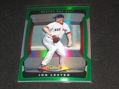 JON LESTER RED SOX STAR LEGEND REFRACTOR CARD LIMITED EDITION RARE #55/99/1999 - Image 1 of 2
