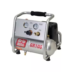 Grip-Rite GR100 Air Compressor – 1HP, 1 Gallon, Ultra-Quiet & Oil-Free - Picture 1 of 1