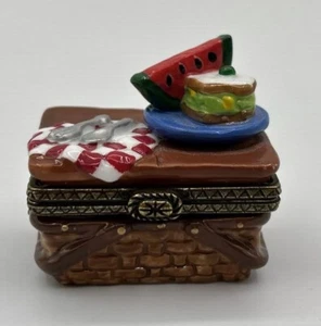 Midwest Picknickkorb aufklappbare Schmuckschatulle mit Wassermelone * Sandwich schön - Bild 1 von 7