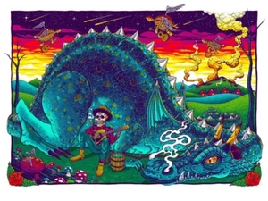 2021 Grateful Dead "Fire On The Mountain" Pearl Screen Print by Jim Mazza #15/51 - Picture 1 of 14