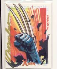 2009 Marvel X-Men Archives Sketch Card Massaferra Wolverine