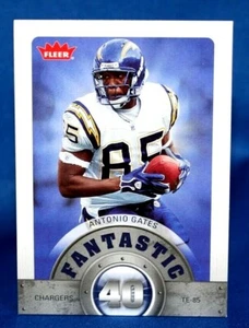 2006 Fleer Antonio Gates San Diego Chargers Fantastic 40 #F40-AG - Picture 1 of 2