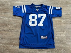 Indianapolis Colts Reggie Wayne Reebok Football Jersey SEWN Vtg YOUTH Small Boys - Picture 1 of 7
