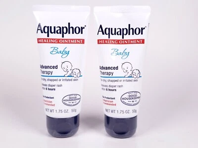 Paquete de 2 ungüentos curativos Aquaphor terapia avanzada bebé niño 1,75 OZ piel Foto 1 de 4
