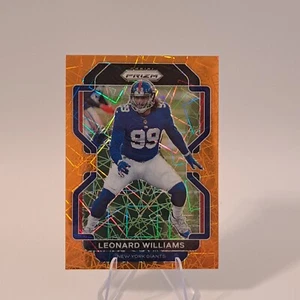 Prizm Leonard Williams 2021 #233 Orange Lazer Prizm New York Giants 5-14-25 - Imagen 1 de 2