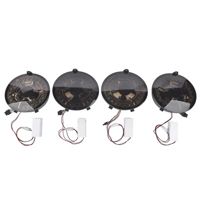 For 05-2013 Chevrolet Corvette C6 Coupe Convertible Black LED Brake Tail Lights - Image 1 of 4