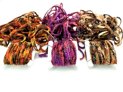CHENILLA RAYÓN VARIADA - Micro Redonda Pequeña - Material para atar moscas - 5 yardas NUEVA Foto 1 de 4