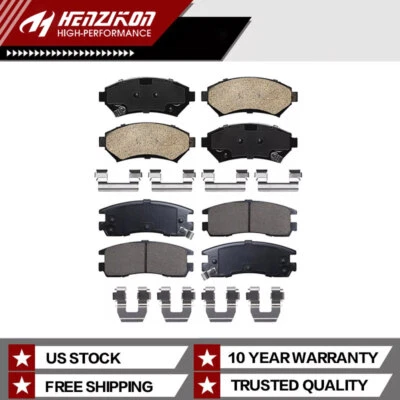 PASTILLAS DE FRENO DELANTERAS Y TRASERAS CERÁMICAS PARA CENTURY REGAL IMPALA GRAND PRIX MONTANA EE. UU. Foto 1 de 4