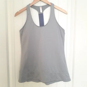 Lucy Tank Top with Toggle Hem Gray Size M - Picture 1 of 9