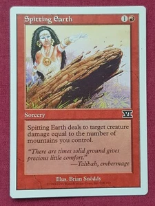 Magic The Gathering 6TH EDITION SPITTING EARTH red card MTG - Picture 1 of 2