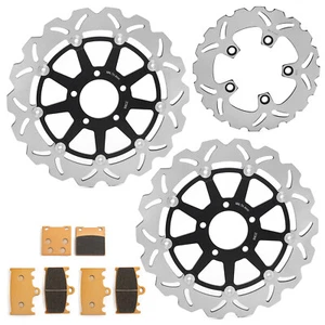 For GSXR 600 SRAD 97-00 GSX-R 600 750 00-03 K1 K2 K3 Front Rear Brake Discs Pads - Picture 1 of 14