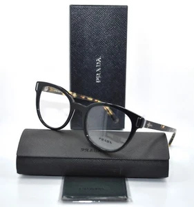 New Authentic PRADA VPR 06T 1AB-1O1 Eyeglasses Frames - Picture 1 of 6