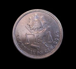 MEXICO 25 CENTAVOS 1888  Cn M CULIACAN KM 406.2 #6267# - Picture 1 of 2