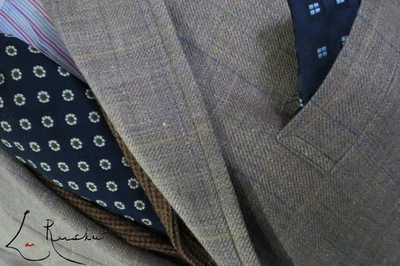 VTG J Press Presstige MAGEE Made in Ireland wool silk linen sport coat 42 XL - Image 1 of 4