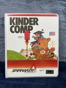 Kinder Comp by Spinnaker for Atari 800 Computer Software Disk w/Case & Manual - Picture 1 of 13