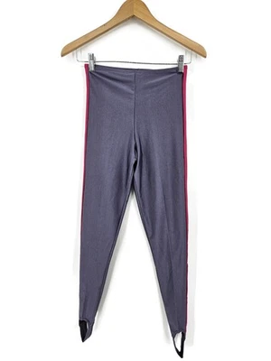 De Colección Nuevo Primero by Marika Leggings Estribos Mujer M Gris Rosa Años 80 Spandex Foto 1 de 4