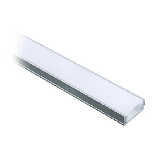 V-TAC PROFILO IN ALLUMINIO 2MT PER STRISCE A LED ARGENTO VT-8113 3355
