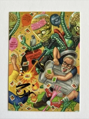 SIGNED Mars Attacks Carnage In Chicago Zina Saunders Windy City Warfare (1 Of 2) - Image 1 of 4