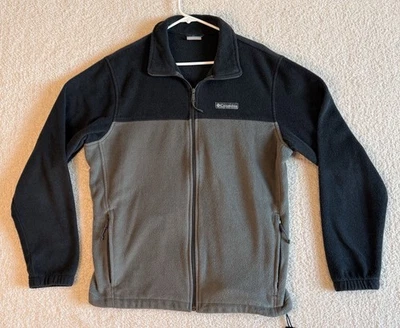 Columbia Men's Zip Up Sweater/Coat Gray/Black Size Large - Image 1 of 4