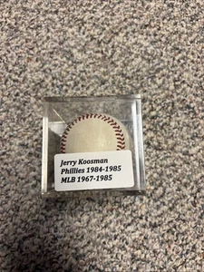 Béisbol autografiado por Jerry Koosman con estuche, Filis, Mets, Mellizos, Medias Blancas - Imagen 1 de 7