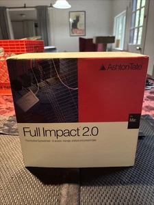 Vintage Full Impact 2.0 for Mac by Ashton-Tate In Box - Picture 1 of 6