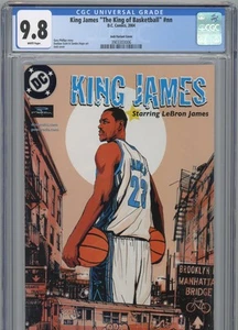 LEBRON KING JAMES THE KING OF BASKETBALL CGC 9.8 WHITE PAGES DC COMICS 2004 - Picture 1 of 4