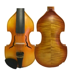 Professional Baroque Master 7×7 Strings 16" Viola d'Amore carved angel scroll - Picture 1 of 12